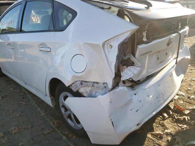 Photo 9 from auction – 2014 TOYOTA PRIUS with VIN JTDKN3DU7E0372077