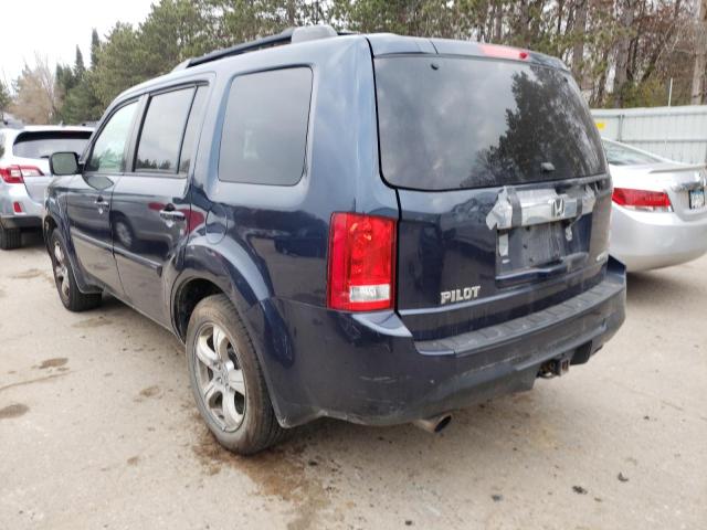 Photo 3 from auction – 2012 HONDA PILOT EX with VIN 5FNYF4H47CB029758