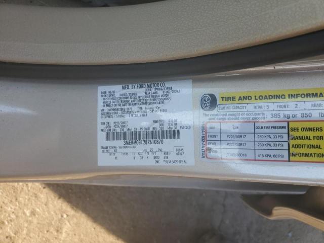 Photo 10 from auction – 2008 MERCURY MILAN PREM with VIN 3MEHM08128R610870