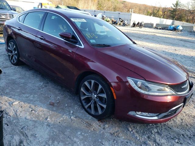 CHRYSLER 200 C 2015 with VIN 1C3CCCEG8FN639173 - Photo from auction