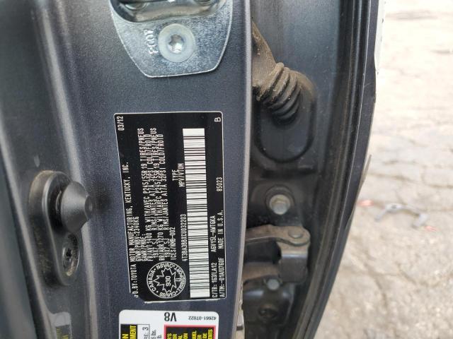 Photo 10 from auction – 2012 TOYOTA VENZA LE with VIN 4T3BA3BBXCU032203