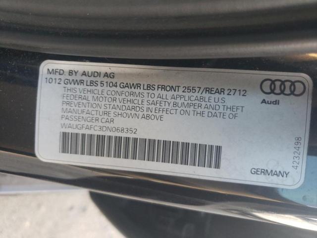 Photo 10 from auction – 2013 AUDI A6 PREMIUM with VIN WAUGFAFC3DN068352
