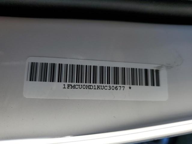 Photo 10 from auction – 2019 FORD ESCAPE SEL with VIN 1FMCU0HD1KUC30677