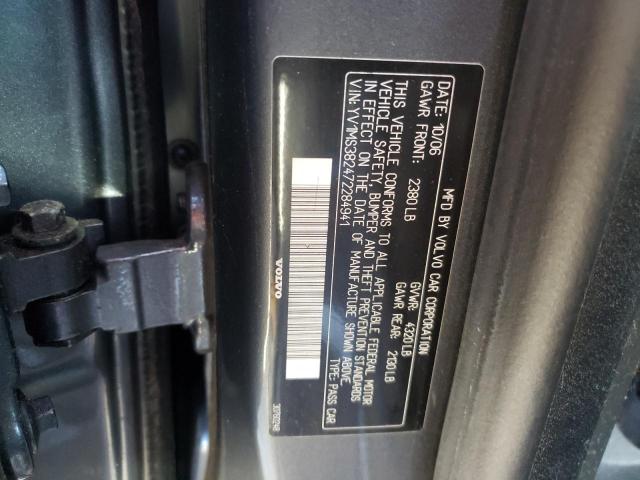 Photo 10 from auction – 2007 VOLVO S40 2.4I with VIN YV1MS382472284941