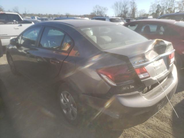 Photo 3 from auction – 2013 HONDA CIVIC LX with VIN 19XFB2F52DE291911