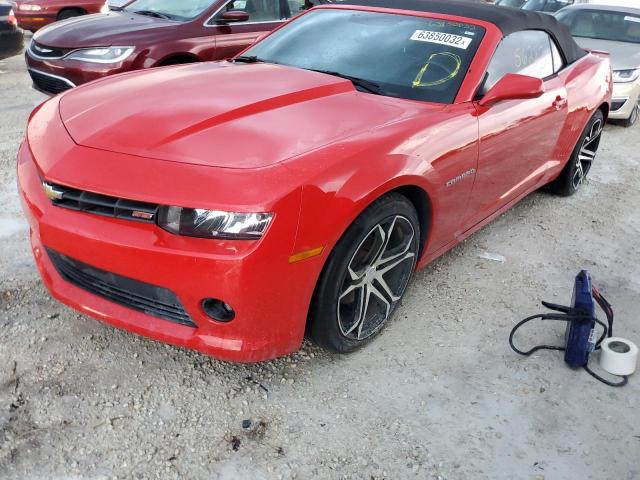 Photo 2 from auction – 2015 CHEVROLET CAMARO LT with VIN 2G1FD3D32F9158075