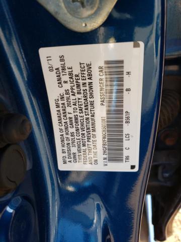 Photo 10 from auction – 2012 HONDA CIVIC EX with VIN 2HGFB2F80CH501081