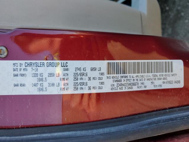 Photo 10 from auction – 2010 DODGE GRAND CARA with VIN 2D4RN4DE5AR396670