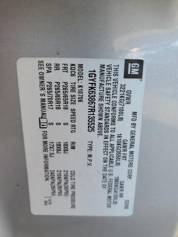 Photo 10 from auction – 2007 CADILLAC ESCALADE L with VIN 1GYFK63867R135525