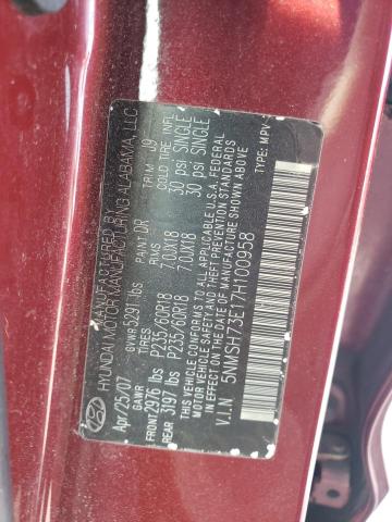 Photo 10 from auction – 2007 HYUNDAI SANTA FE with VIN 5NMSH73E17H100958