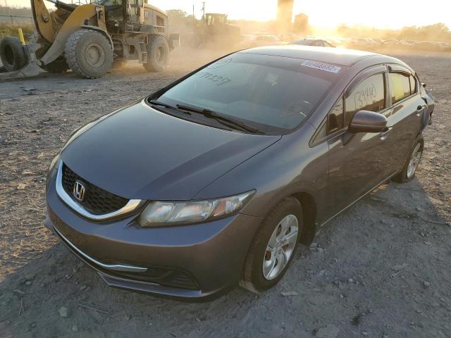 Photo 2 from auction – 2014 HONDA CIVIC LX with VIN 19XFB2F53EE078337