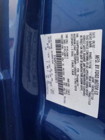 Photo 10 from auction – 2008 FORD FOCUS SE with VIN 1FAHP35N88W102875