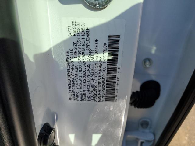 Photo 10 from auction – 2021 HONDA RIDGELINE with VIN 5FPYK3F55MB013830