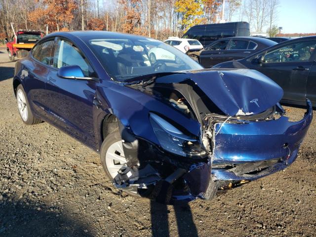TESLA MODEL 3 2022 with VIN 5YJ3E1EA3NF371930 - Photo from auction