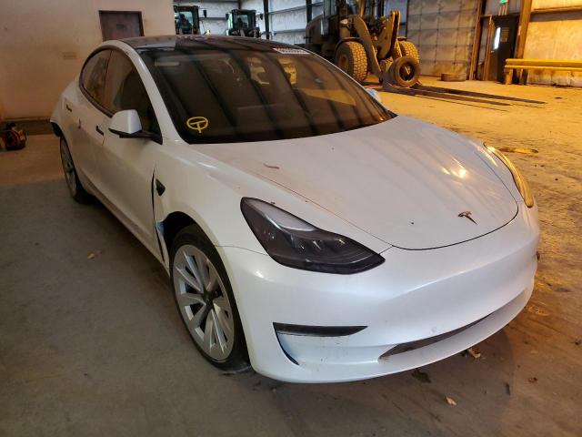 TESLA MODEL 3 2022 with VIN 5YJ3E1EB8NF128140 - Photo from auction