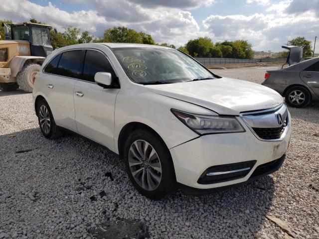 ACURA MDX TECHNO 2014 with VIN 5FRYD3H47EB004246 - Photo from auction