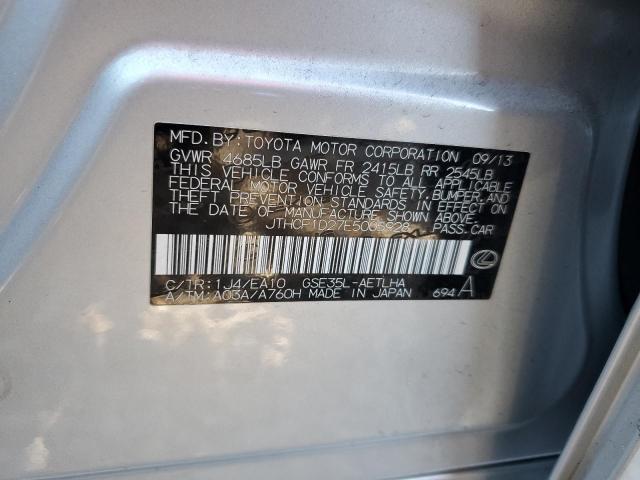 Photo 10 from auction – 2014 LEXUS IS 250 with VIN JTHCF1D27E5005928