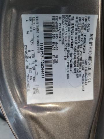 Photo 10 from auction – 2003 FORD TAURUS LX with VIN 1FAFP52U13A244831