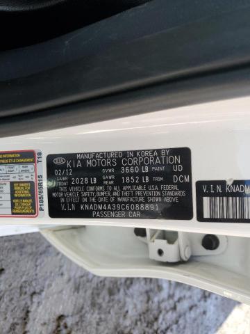 Photo 10 from auction – 2012 KIA RIO LX with VIN KNADM4A39C6088891
