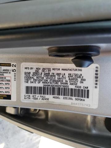 Photo 10 from auction – 2008 TOYOTA COROLLA CE with VIN 1NXBR32EX8Z979955