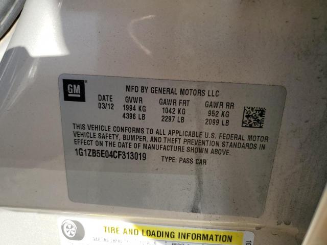Photo 10 from auction – 2012 CHEVROLET MALIBU LS with VIN 1G1ZB5E04CF313019