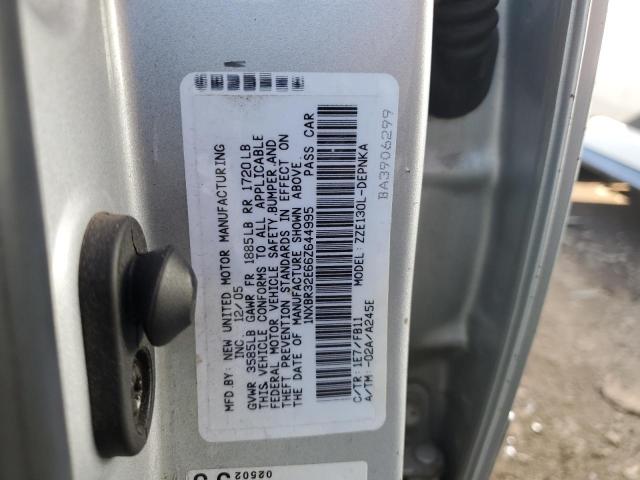 Photo 10 from auction – 2006 TOYOTA COROLLA CE with VIN 1NXBR32E66Z644995