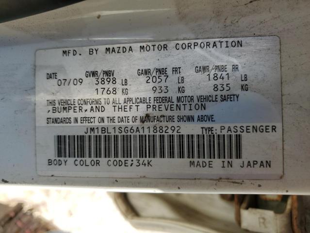 Photo 10 from auction – 2010 MAZDA 3 I with VIN JM1BL1SG6A1188292