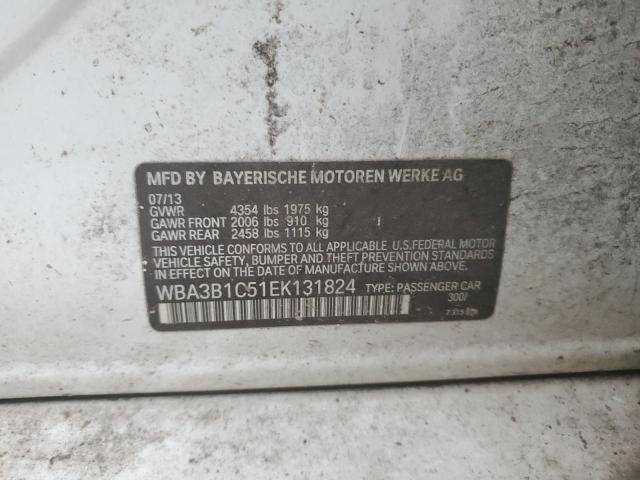 Photo 10 from auction – 2014 BMW 320 I with VIN WBA3B1C51EK131824