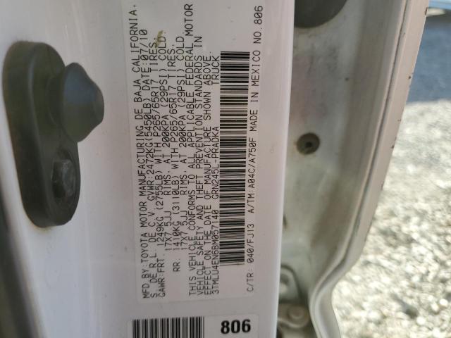 Photo 10 from auction – 2011 TOYOTA TACOMA DOU with VIN 3TMLU4EN6BM057140