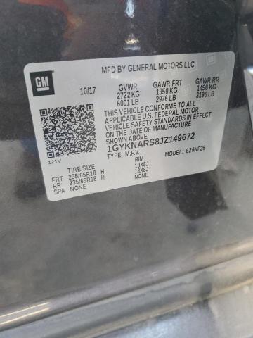 Photo 10 from auction – 2018 CADILLAC XT5 with VIN 1GYKNARS8JZ149672