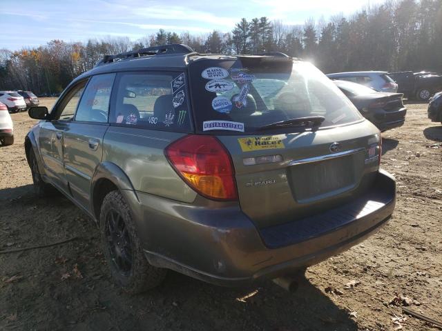Photo 3 from auction – 2005 SUBARU LEGACY OUT with VIN 4S4BP62C857303763
