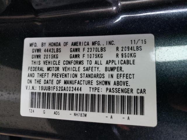 Photo 10 from auction – 2016 ACURA TLX TECH with VIN 19UUB1F52GA003444