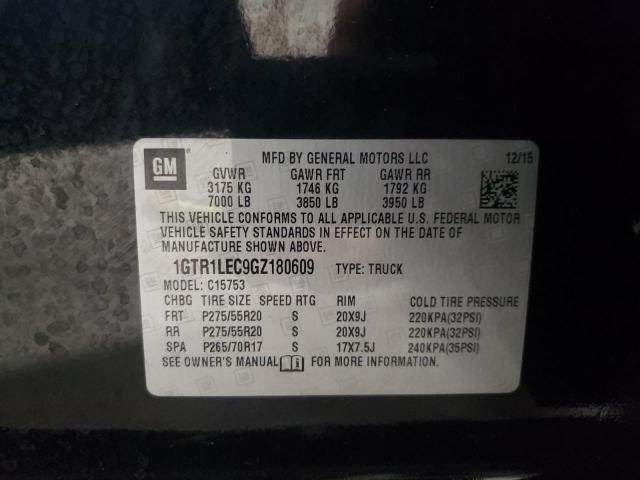 Photo 10 from auction – 2016 GMC SIERRA C15 with VIN 1GTR1LEC9GZ180609
