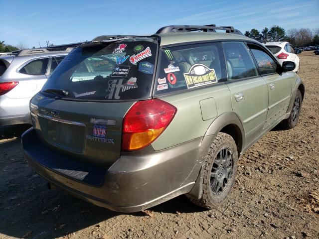 Photo 4 from auction – 2005 SUBARU LEGACY OUT with VIN 4S4BP62C857303763