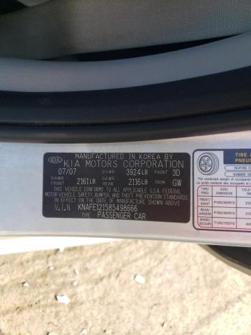 Zdjęcie 10 z aukcji – 2008 KIA SPECTRA EX z VIN KNAFE121585498666
