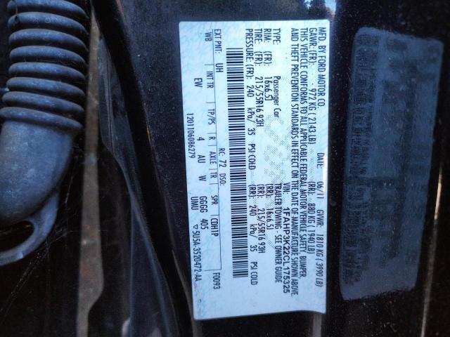 Photo 10 from auction – 2012 FORD FOCUS SE with VIN 1FAHP3K22CL175325