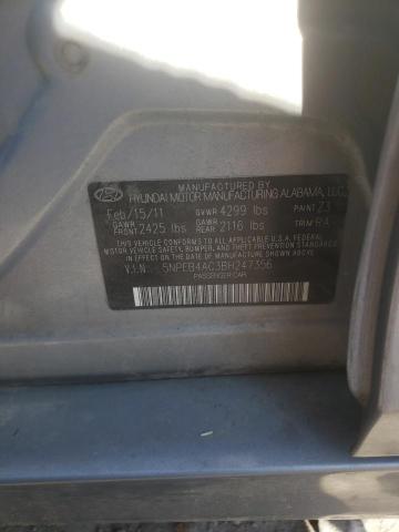 Photo 10 from auction – 2011 HYUNDAI SONATA GLS with VIN 5NPEB4AC3BH247356