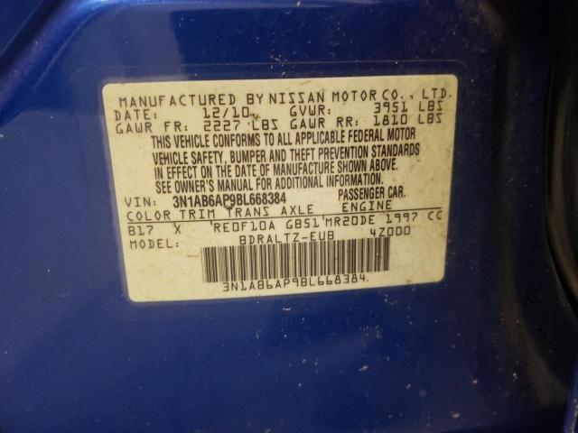 Photo 10 from auction – 2011 NISSAN SENTRA 2.0 with VIN 3N1AB6AP9BL668384