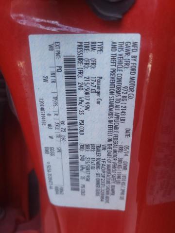 Photo 10 from auction – 2014 FORD FOCUS SE with VIN 1FADP3F2XEL325984