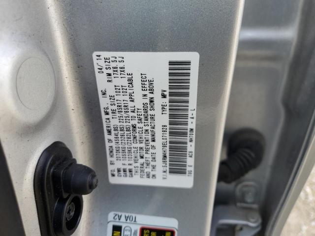 Photo 10 from auction – 2014 HONDA CR-V EXL with VIN 5J6RM4H79EL071928