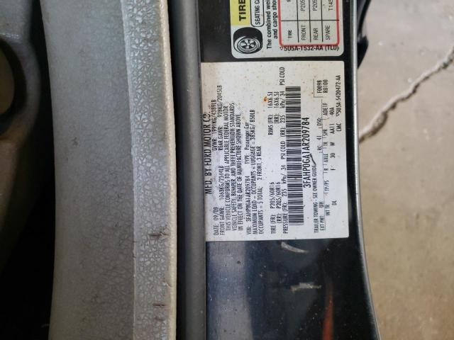 Photo 10 from auction – 2010 FORD FUSION S with VIN 3FAHP0GA1AR209784