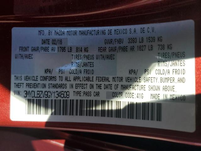 Photo 10 from auction – 2016 SCION SCION with VIN 3MYDLBZV9GY134509