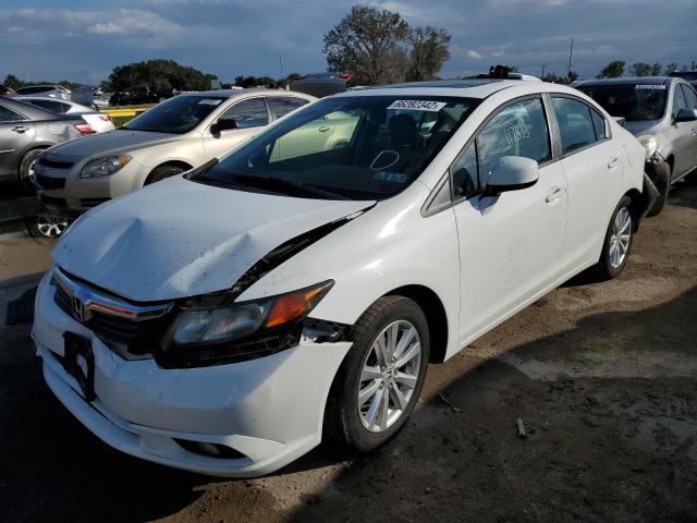 Photo 2 from auction – 2012 HONDA CIVIC EXL with VIN 19XFB2F92CE327372