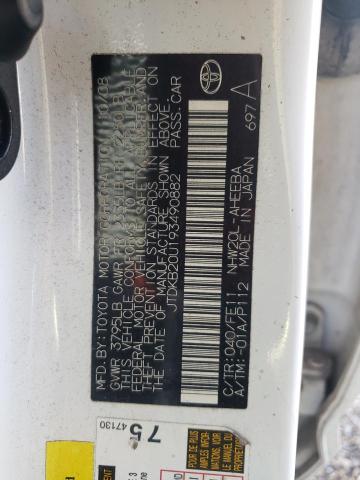 Photo 10 from auction – 2009 TOYOTA PRIUS with VIN JTDKB20U193490882