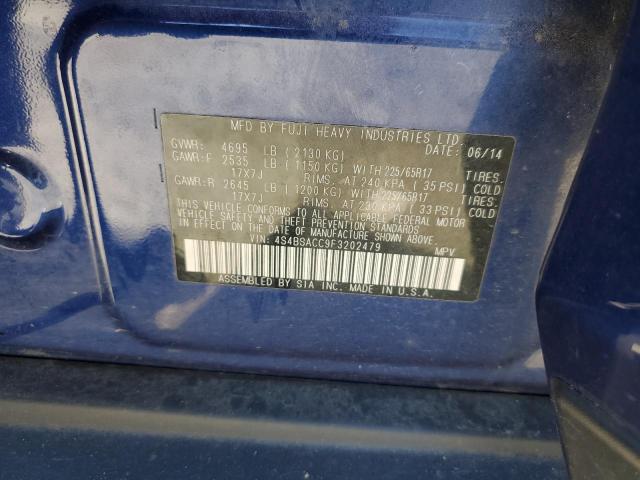 Photo 10 from auction – 2015 SUBARU OUTBACK 2. with VIN 4S4BSACC9F3202479