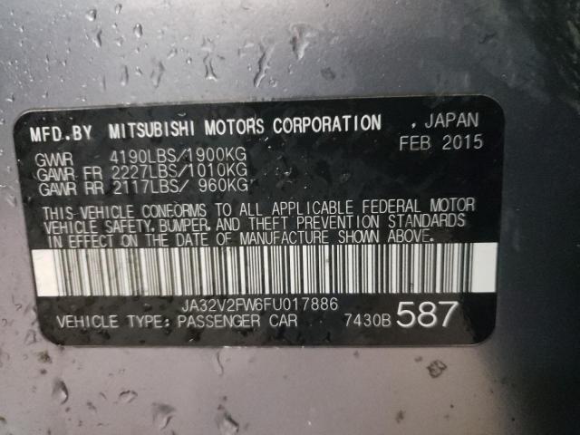 Photo 10 from auction – 2015 MITSUBISHI LANCER SE with VIN JA32V2FW6FU017886