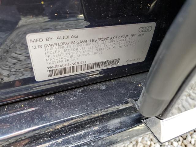 Photo 10 from auction – 2019 AUDI A8 L with VIN WAU8DAF88KN010921
