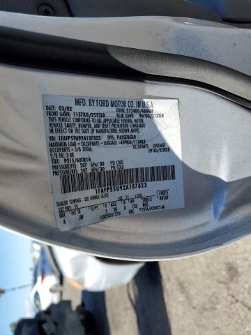 Photo 10 from auction – 2002 FORD TAURUS SES with VIN 1FAFP55U92A187823