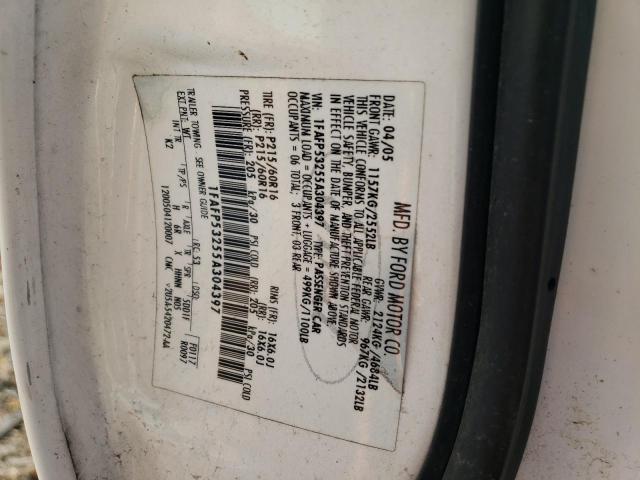 Photo 10 from auction – 2005 FORD TAURUS SE with VIN 1FAFP53255A304397