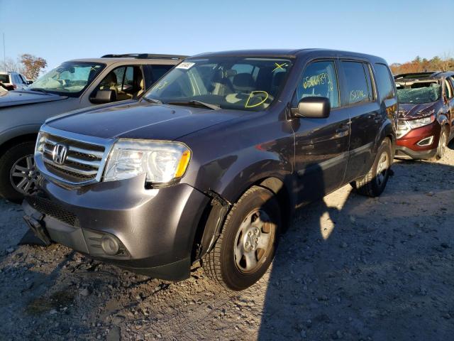 Photo 2 from auction – 2014 HONDA PILOT LX with VIN 5FNYF4H25EB011373